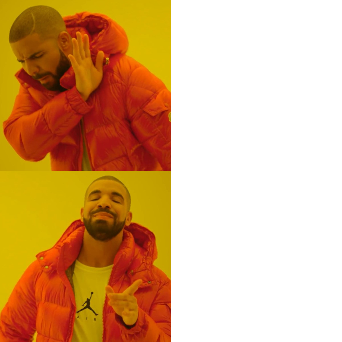 Drake Hotline Bling meme about GEM (Gem Health)